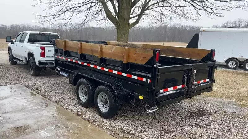7' x 14' Sure Trac Dump Trailer