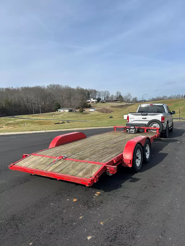 18-Foot Car Hauler Trailer with winch