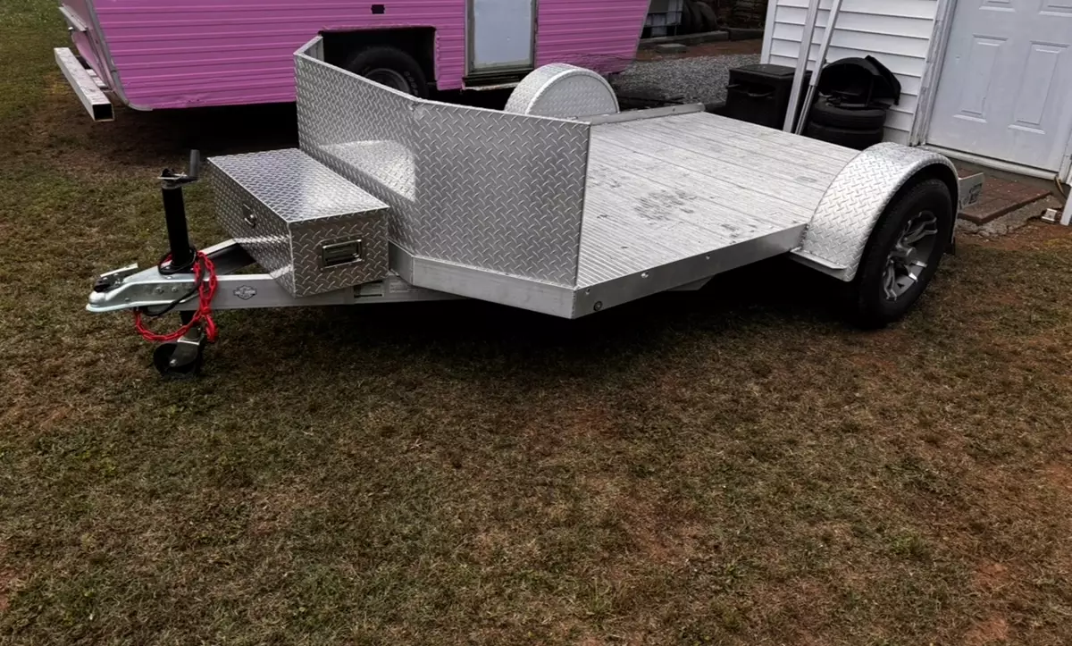 14ft Full Aluminum Motorcycle / UTV / ATV Trailer 