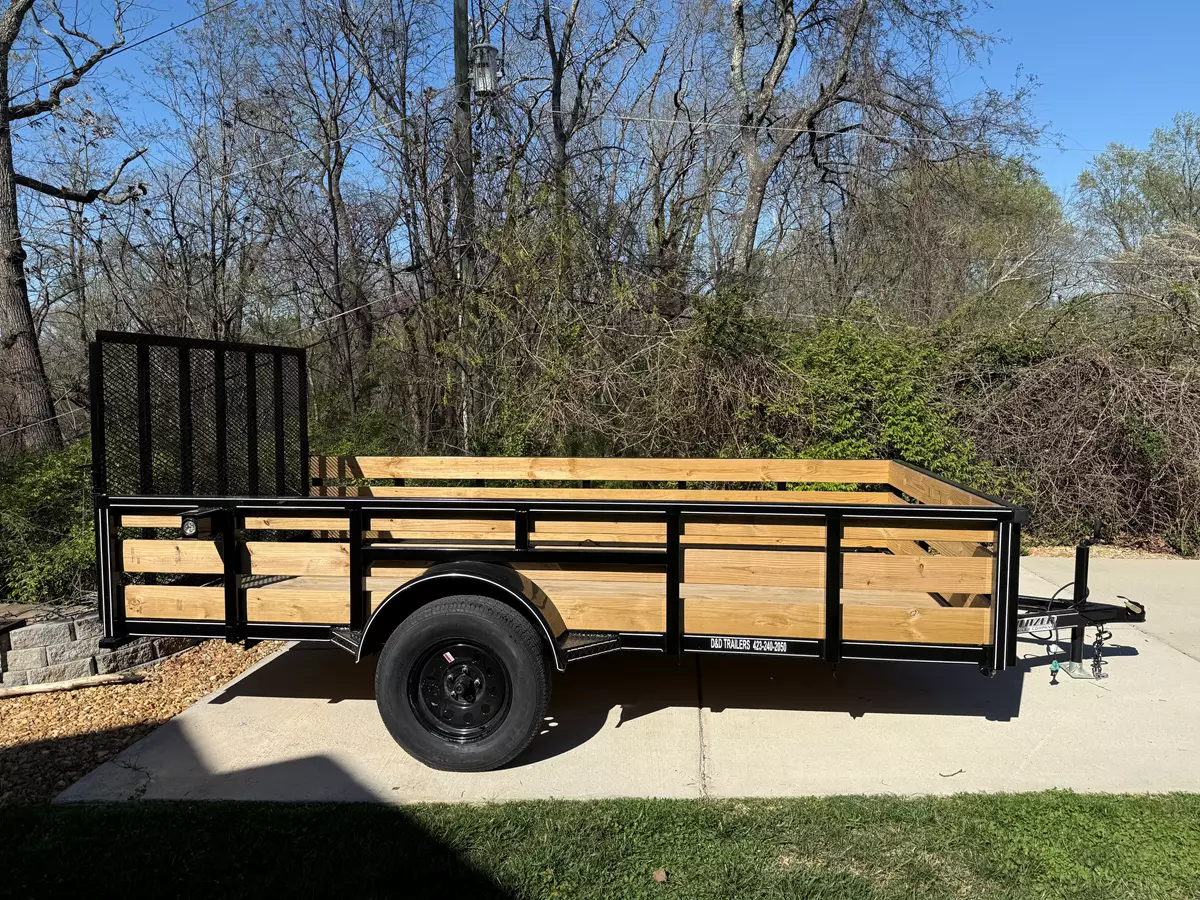 6'.5 x 12' High Sided Utility Trailer