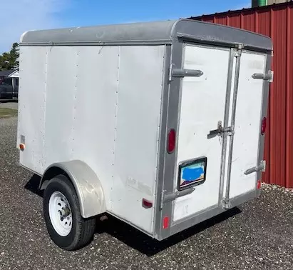 Lightweight Enclosed Trailer, 5'x8' trailer for rent!  