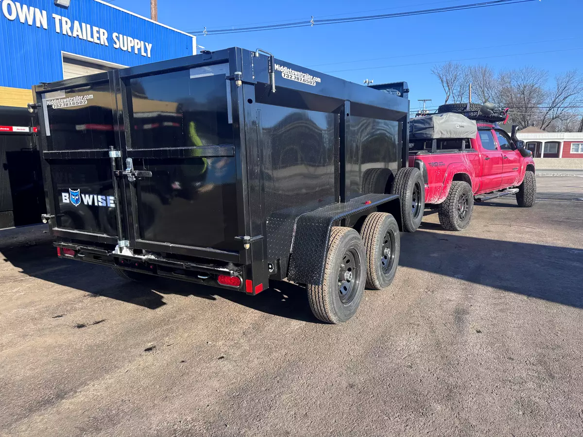 6' x 10' Hydraulic Dump Trailer for Rent – Remote Dump, 4ft High