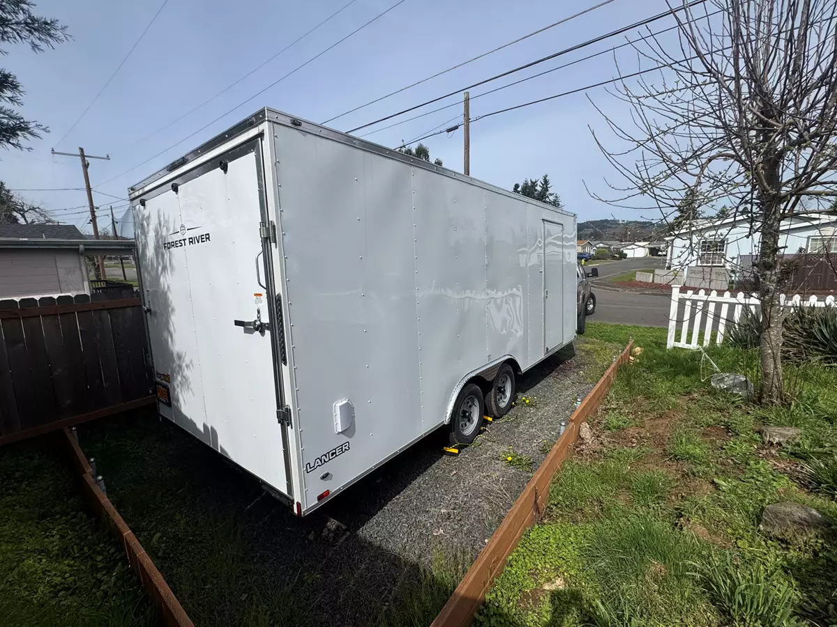 2026 8'.5 x 20' Enclosed Forest River Cargo Trailer with E-Tracks 