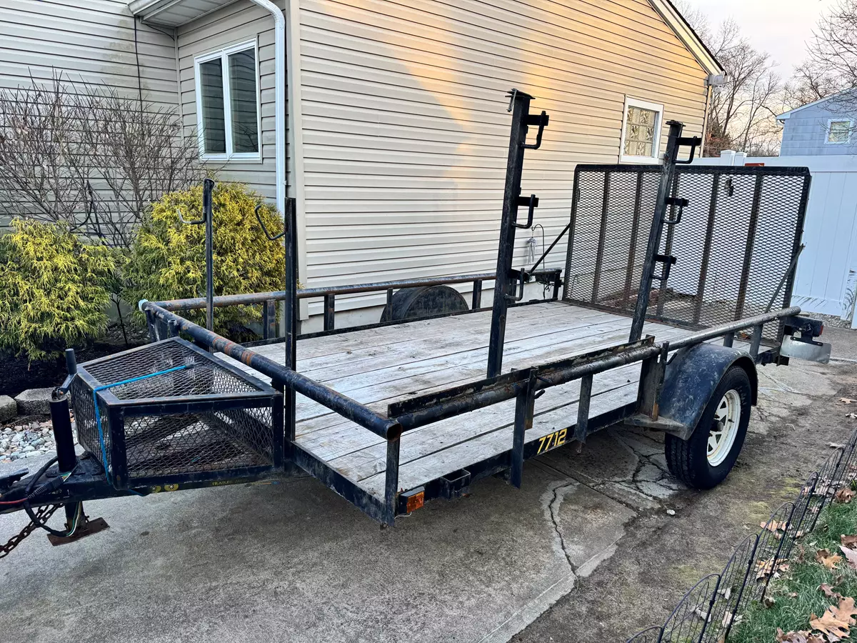7x12 doo little open trailer with ramp