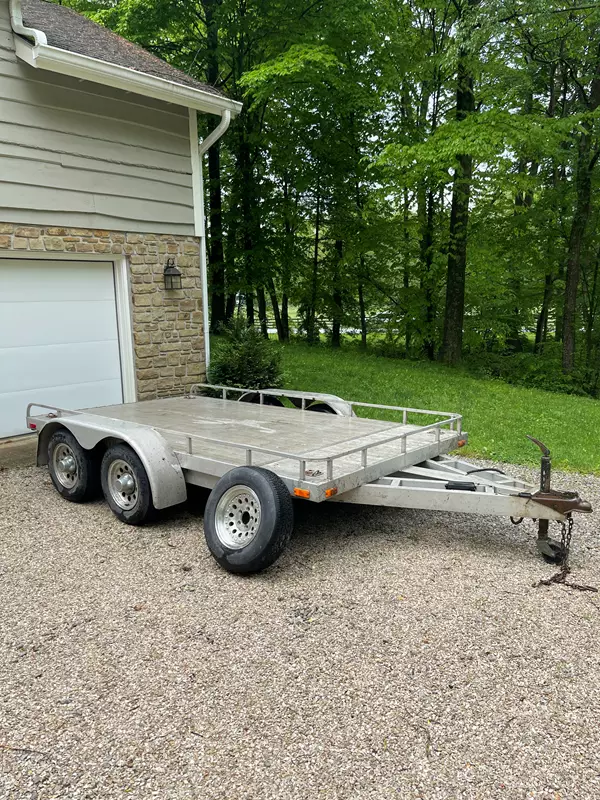 6’10 x 12 aluminum double axel heavy duty trailer