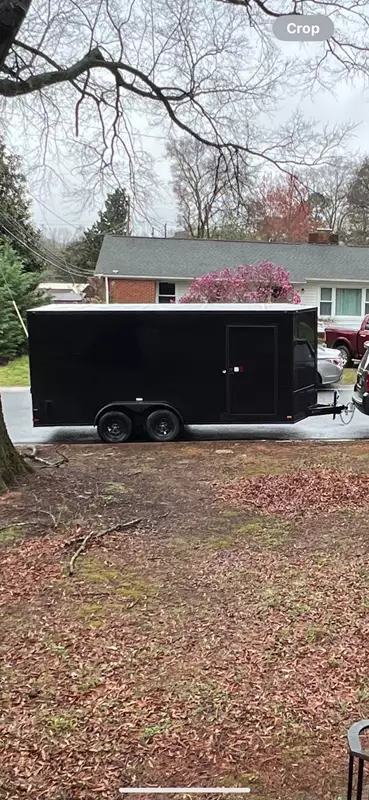 2024 Alpha Cargo 7' x 16' Blackout Edition Enclosed Trailer for Rent