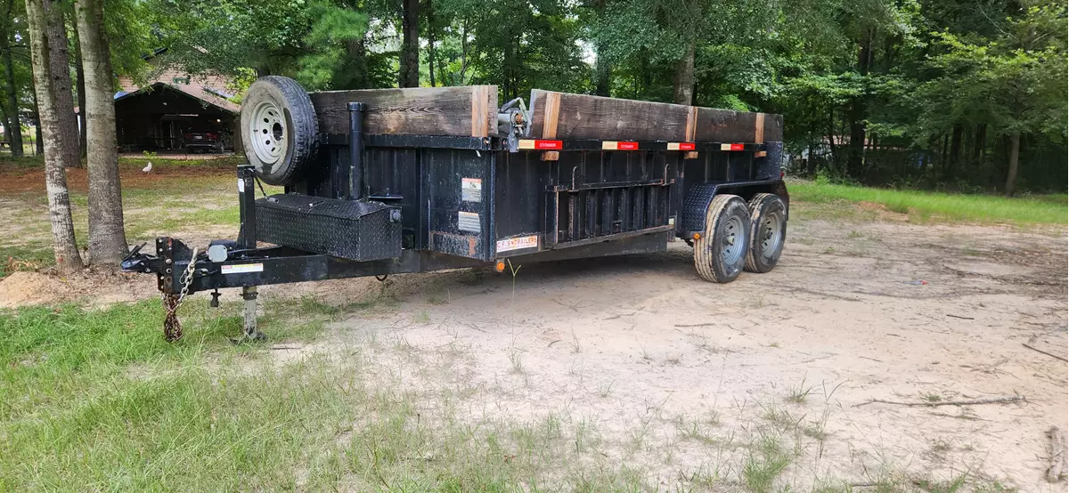 14ft dump trailer