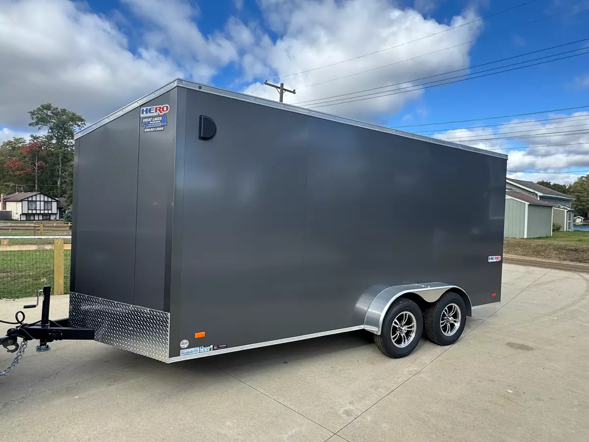 2025 Bravo 7' x 16' Enclosed Cargo Trailer - 7' Interior Height,
