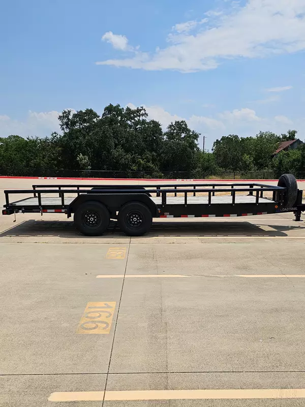 20' Equipment / Utlity Trailer 14K Ramp Removable Rails-Fen