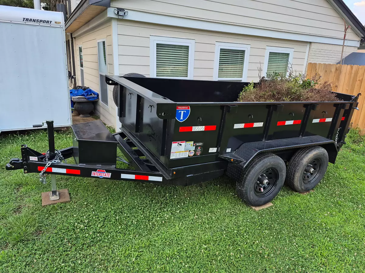 6' x 10' 10,000lbs Dump Trailer with Ramps 