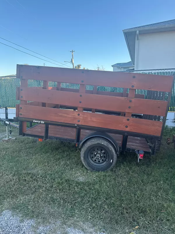 6' x 8' Utility Trailer with Side Railings