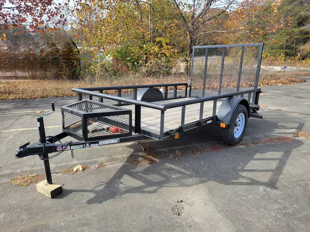 5'.5" x 10' Utility Trailer with 4ft Drop Gate