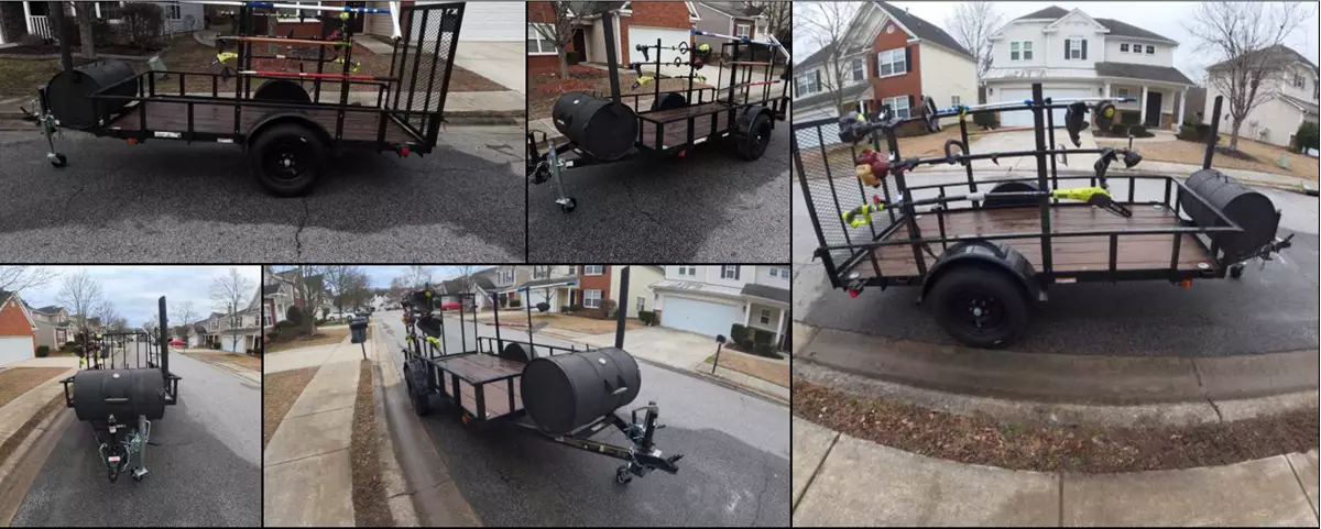 5 X 10 SINGLE AXLE CARRY- ON TRAILER