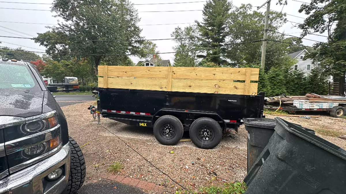 Dump Trailer 7' x 4’ x 14’ 14,000lb GVWR 