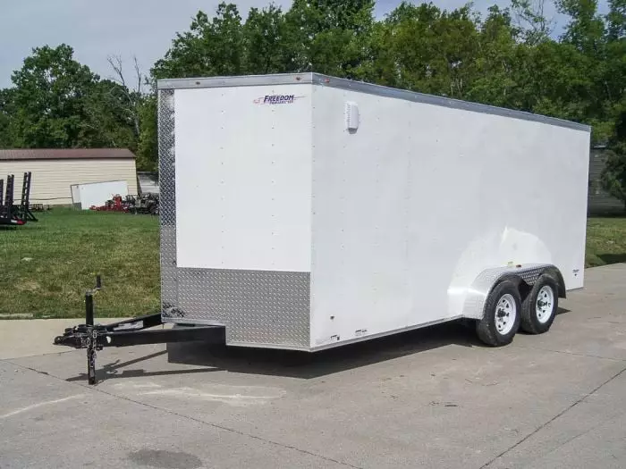 2014 16' Stealth Tandem Enclosed Trailer 