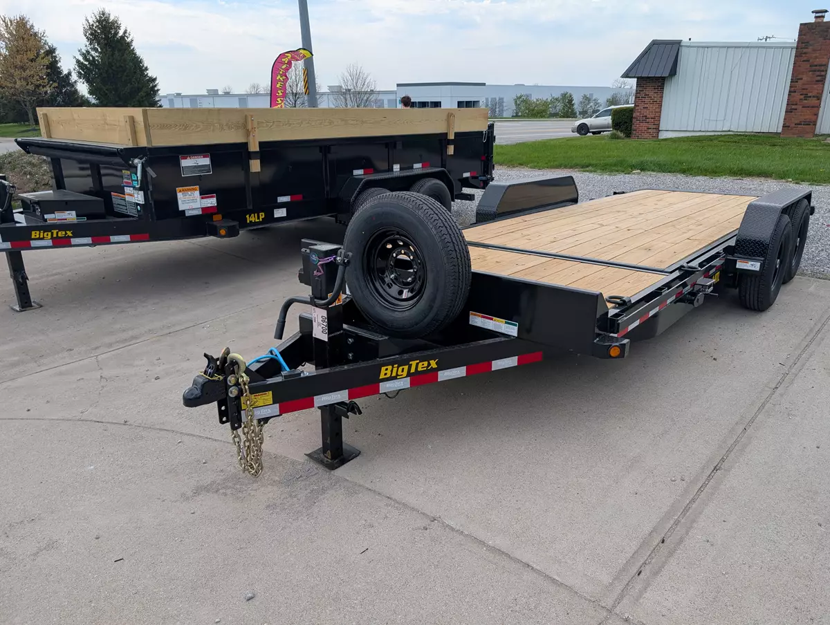 14TL BigTex 20' Tilt Low Rider Equipment Car Hauler 