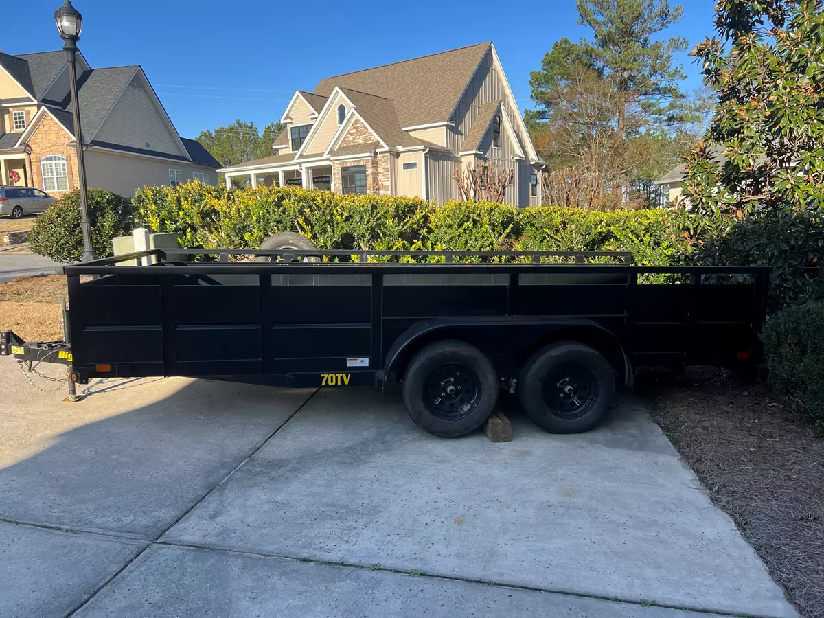 7x16 Big Tex 70TV-16, Tandem Axle Trailer