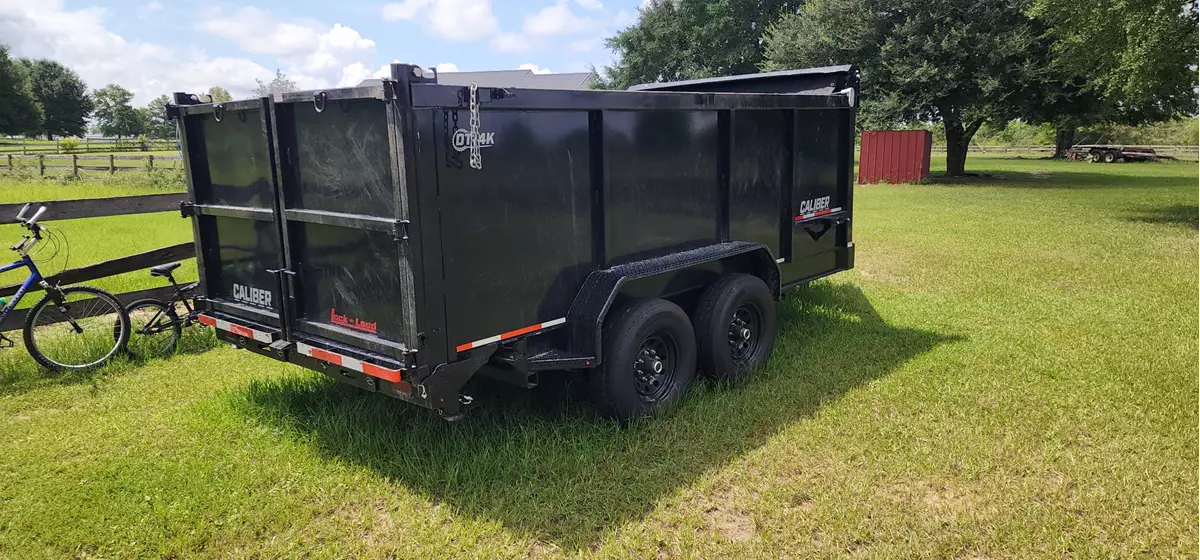 14'*4' Bumper Pull Dump Trailer 