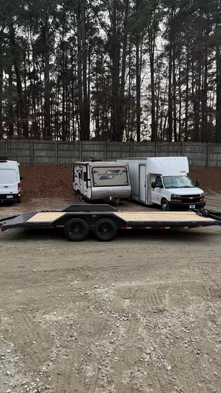8.5x22 Car Hauler W/ Winch